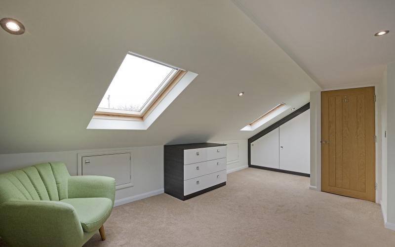 Built-in wardrobes at detached family home in Harrogate